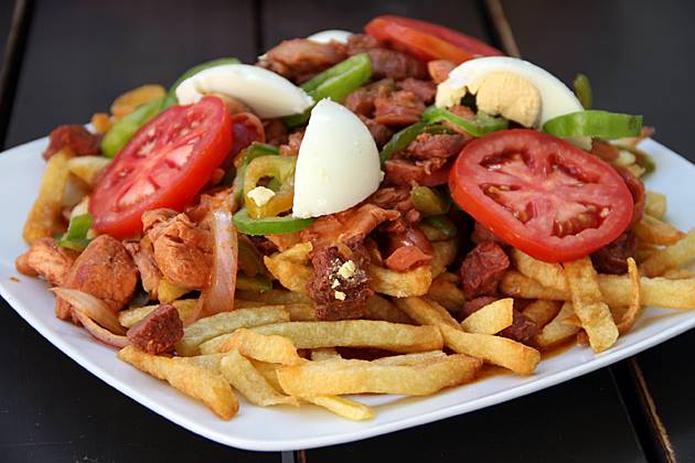 Pique Macho (Ensalada de carne de res)&nbsp;Bolivia.