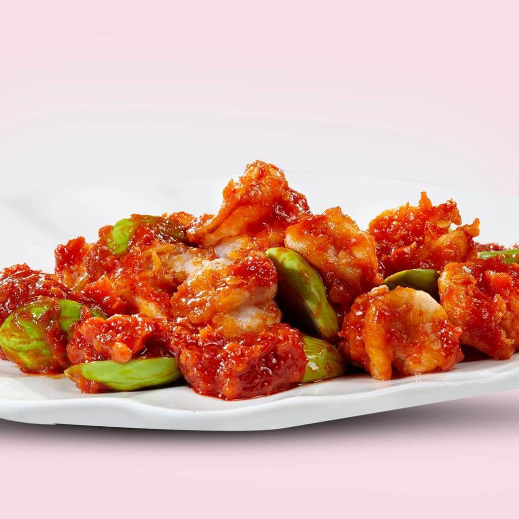 Udang Balado (Camarones en salsa picante) Indonesia