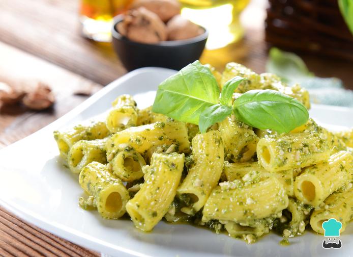 Pasta al Pesto alla Genovese.&nbsp;Italia