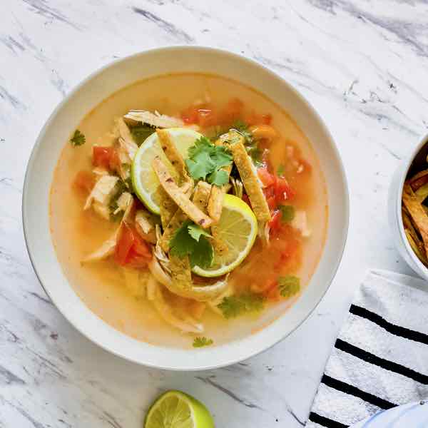 Sopa de Lima.&nbsp;México