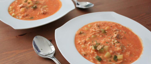 Gazpacho de bacalao. Portugal