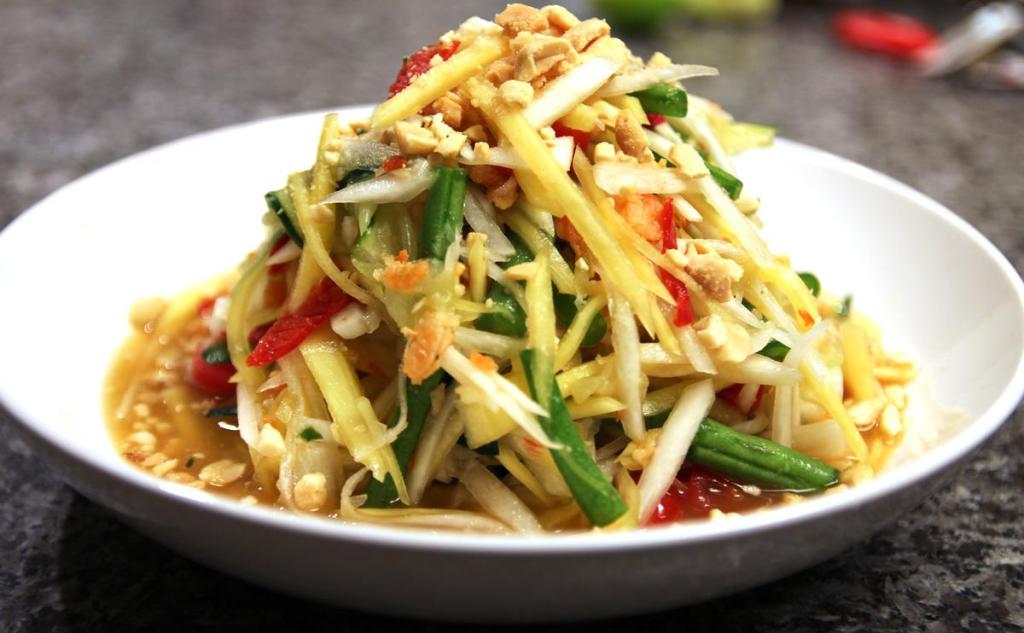 Tam Mak Hoong — Ensalada de papaya verde. Laos
